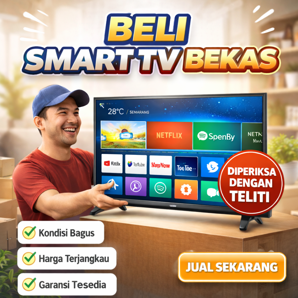 jual Smart TV Bekas